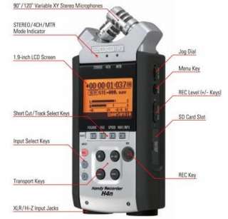 Zoom H4n Handy Audio WAV/ Audio Recorder  