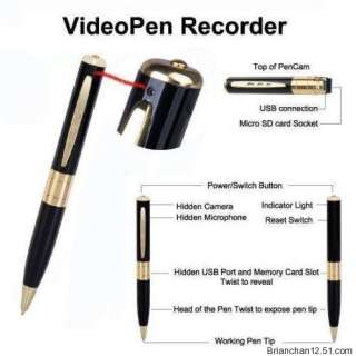 HD Spy Pen Camera DVR Audio Video Recorder Cam Mini DV 1280*960 AVI 