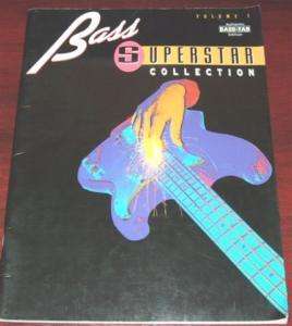 BASS SUPERSTAR COLLECTION SONG BOOK AUTHENTIC BASS TAB  