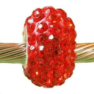  Red Authentic Swarovski Bead Fits Pandora Bracelets 