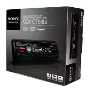 Sony CDX GT56UI Xplōd CD Car Stereo Receiver   Brand New in Retail 