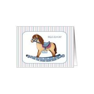 Rocking Horse Baby Shower Invitations Cards Card Health 