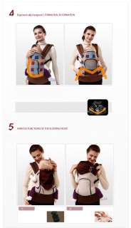 Brand Korea Pognae Baby Carrier Front Backpack Podaegi 100% Pure 