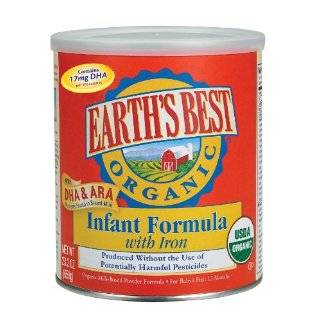 Earths Best Organic Infant Formula with Iron, DHA & ARA, 23.2 Ounce 