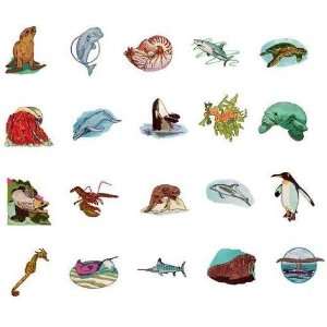 Brother/babylock Embroidery Machine Card SEA Life 2  