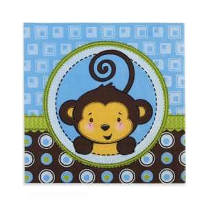   Boy   Beverage Napkins   16 Qty/Pack   Baby Shower Party Supplies