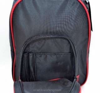 New Nike Air Jordan Toddler Preschool Boy Backpack Black Red 