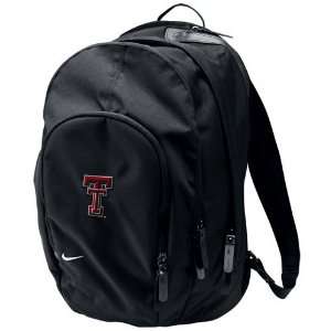  Nike Texas Tech Red Raiders Black Core Backpack Sports 