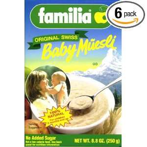 Familia Baby Cereal, Sugar Free, 8.8 Ounce Boxes (Pack of 12)  