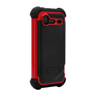 Ballistic SG Shell Gel Case for Apple iPhone 4S 4 RED/BLACK SA0596 