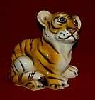 CERAMIC FIGURINE BENGALI TIGER CUB LARGE 9 MADE IN 