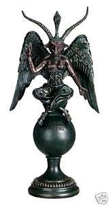 BAPHOMET Statue, Medium   Occult, Levi, Templar, Devil  