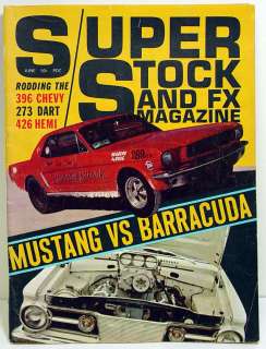 Vintage Super Stock and FX Magazine June 1966  