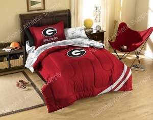 Georgia Bulldogs Twin Comforter Sheets Bed In A Bag UGA 087918413559 