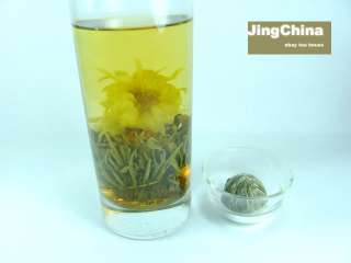 Pcs Organic Blooming Flower Green Tea Tin box Gift  