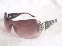 GUESS GU7009 Tortoise Black Shield Studs Sunglasses NEW  