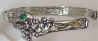 Vintage Lenox Birthstone Snake Bangle Bracelet May  