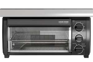 Black & Decker Under Cabinet Spacemaker Toaster Oven, Bake Broil Cook 