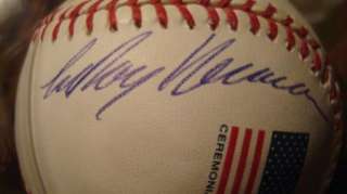 Leroy Neiman Signed Autographed Baseball 2001 WS BALL  