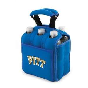 Pittsburgh Panthers Insulated Neoprene Six Pack Beverage Carrier (Blue 