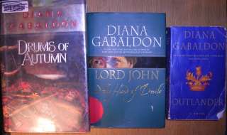 lot of 3 Diana Gabaldon Lord John,Drums of Autumn  