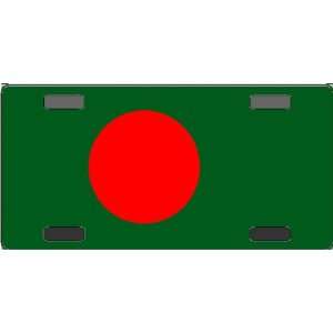  Bangladesh Flag Vanity License Plate 