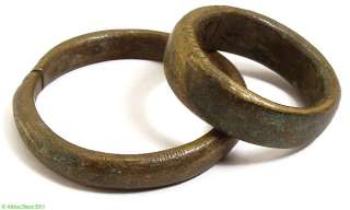 Brass Bracelets Manilla Currency Nigeria African Old  