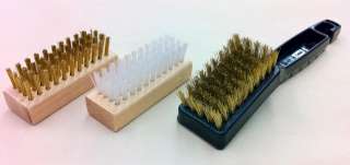 Suede Nubuck Cleaning Brush Nylon or Brass Bristles Wood Plastic 