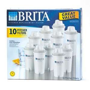 Brita Water Pitcher Replacement Filter 10 Pack New  