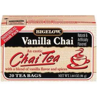 Bigelow Vanilla Chai Tea   20 Bags.Opens in a new window