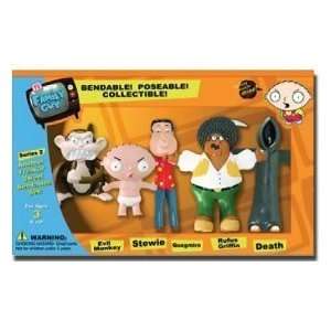 Family Guy Bendable Figure Playset Series 2 Toys & Games