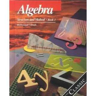 Algebra Structure and Method, Grades 8 11 Book 1  Target