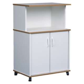 Door Microwave Cart   White.Opens in a new window