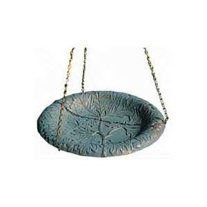  Oak Leaf Hanging Birdbath (Verdigris) 