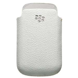  BlackBerry Smartphone Leather Pocket for Bold/Curve   White 