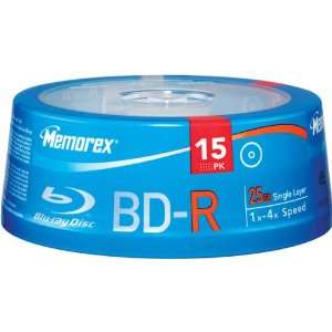  NEW BD R Blu ray Recordable Disc 15 Spindle (Memory & Blank 