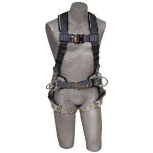   ExoFit Iron Worker Vest Style Full Body Harness, Blue/Black, Large
