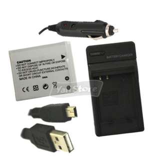  Battery +Charger+USB Cable for Canon Powershot SD1300 SD3500 SD770 IS