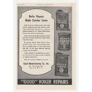  1947 Good Manufacturing Boiler Repair Products Trade Print 