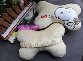 2pcs Peanut Snoopy Car Seat Neck Rest Cushion Pillow C  