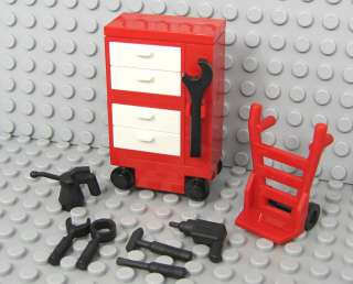 NEW Lego Minifig Car/Truck/Vehicle TOOL BOX w/Wrench Screwdriver Drill 