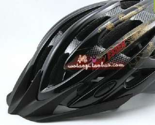 Cycling BICYCLE ESSEN Carbon fiber HERO BIKE HELMET Black with Visor 