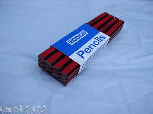   19972 Black Red Medium Lead Carpenter Pencils 00072067199720  