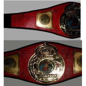  Boxing Belt Autographed / Signed by The Greatest Boxers 