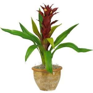    CALA 4270322 Single Star Bromeliad Silk Arrangement