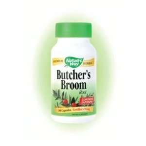 Butchers Broom Root ( Ruscus aculeatus ) 470 mg 100 Capsules Natures 