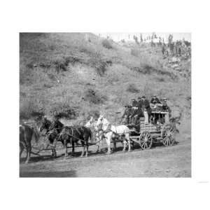  Last Trip of the Deadwood Coach Photograph   Black Hills 