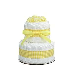  Lil Yellow Mini 2 Tier Diaper Cake Baby