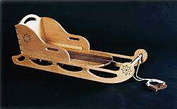 Childs Wooden Sled PLANS, Christmas, ride, toy S  