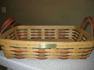 Longaberger 2003 Christmas Back Porch Employee Reward Basket  